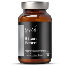Supliment Alimentar, OstroVit, Bison Beard, Stimuleaza Cresterea Barbii si a Parului, 60 capsule