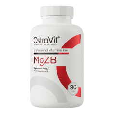 Supliment Alimentar, OstroVit, MgZB, Magneziu + Zinc + B6, 90 tablete