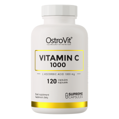 Supliment Alimentar, OstroVit, Vitamina C 1000mg, Sustine Sistemul Imunitar, 120 capsule