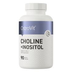 Supliment Alimentar, OstroVit, Colina cu Inozitol, Sustine Sistemul Nervos si Hepatic, 90 tablete