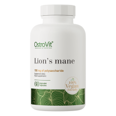 Supliment Alimentar, OstroVit, Lion's Mane, Coama Leului, Sursa de Polizaharide, 60 capsule