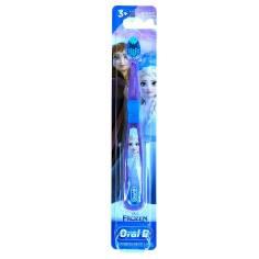 Periuta de Dinti pentru Copii, Oral-B, Frozen, Elsa, Varsta 3+ Ani, Multi-Protectie, Peri Moi, Mov