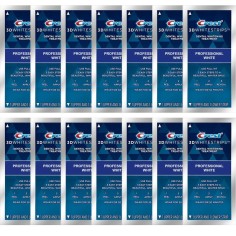 Set 14x Envelopes, Teeth Whitening Strips, Crest 3D Whitestrips, Professional White, 10% Concentration