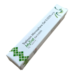 Gel de Fata, MyTret, Microsphere Tretinoin 0.025%, Eficient in Tratarea Acneei si Punctelor Negre, 15gr