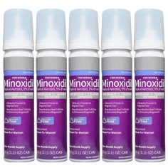 Spuma, Kirkland Signature, Minoxidil 5%, Tratament Impotriva Caderii Parului, pentru Femei, 5x 60ml