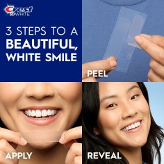 Benzi Albirea Dintilor, Crest, 3D White, 1 Week Smile Transformation, 10% Concentratie, Tratament 1 zi, 60 min, Nivel Albire 8,  2