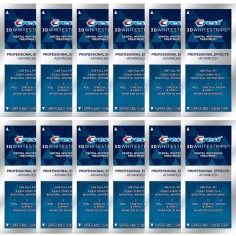 Set 10x Plicuri, Benzi Albirea Dintilor, Crest 3D Whitestrips, Professional Effects Advanced, 10% Concentratie
