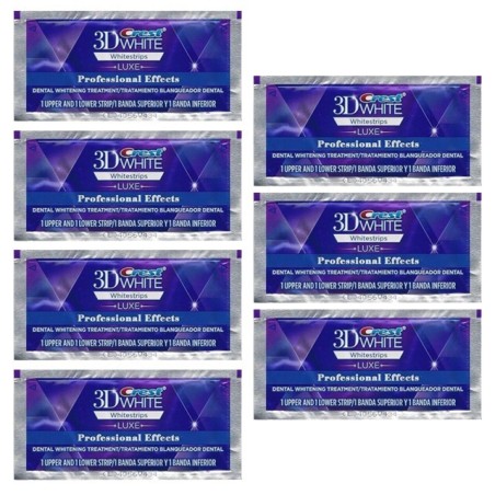 Set 7x Benzi pentru Albirea Dintilor Crest 3D White Whitestrips Professional Effects, Tratament 7 Zile