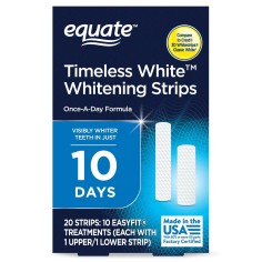 Cutie 10x Benzi Albirea Dintilor, Equate, Timeless White, Tratament 10 zile