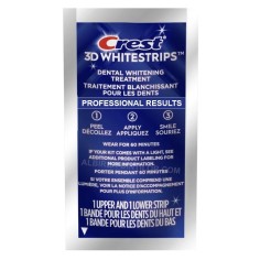 Teeth Whitening Strips, Crest, 3D White, Professional Results, 10% Concentration, 1 Day Treatment, 30 min, Whitening Level 12, 1
