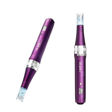 Creion Micro-Ace, Dermapen, Dr. Pen, X5, pentru Electroporare, Wireless, 2x Rezerve 12 ace, Adancime 0.25 - 3.00 mm, 5 viteze