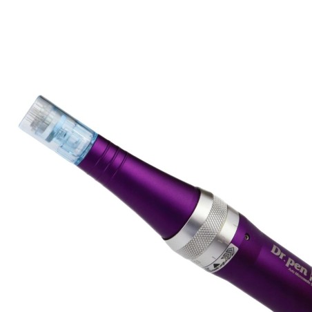 Creion Micro-Ace, Dermapen, Dr. Pen, X5, pentru Electroporare, Wireless, 2x Rezerve 12 ace, Adancime 0.25 - 3.00 mm, 5 viteze