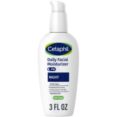 Crema de Fata, Cetaphil, Daily Facial Moisturizer Night, Confera Tenului o Hidratare Intensa, 24h, cu Acid Hialuronic, fara Parf