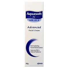 Crema pentru Fata, Ajanta, Aquasoft FC, cu Filtre UVA si UVB, Efect Hidratant Intensiv, 60gr