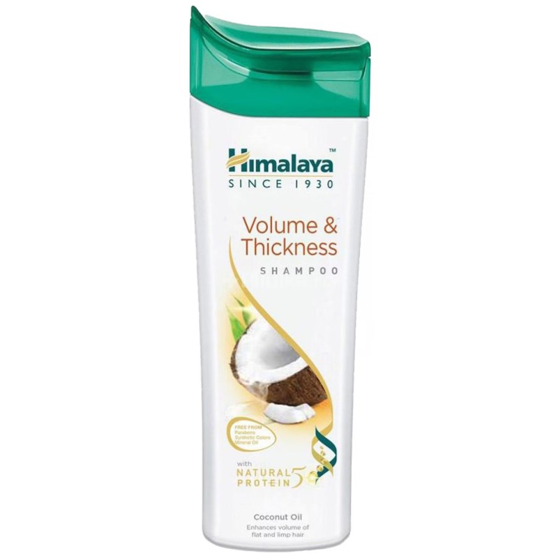 Sampon Nutritiv, Himalaya, Volume & Thickness, ofera Volum si Densitate Parului, cu Ulei de Cocos, 400ml