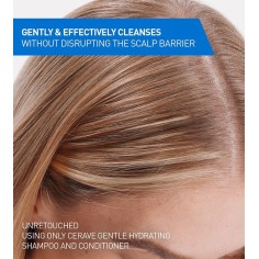 Sampon Dermatologic, CeraVe, Gentle Hydrating Shampoo, cu 3 Ceramide Esentiale si Acid Hialuronic, Curata Parul si Hidrateaza Pa 2