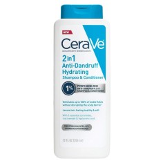 Sampon si Balsam 2in1, CeraVe, Anti-Matreata, cu Pirition Zinc 1%, Indeparteaza Eficient Matreata si Hidrateaza Parul, 355ml