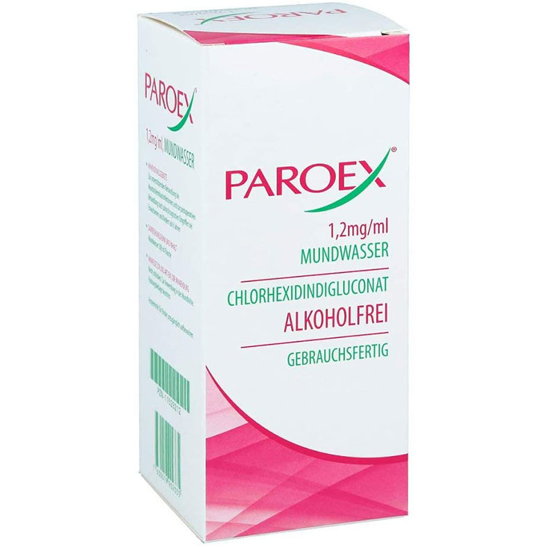 Apa de Gura, GUM, ParoEx, Impotriva Inflamatiei Gingiilor, cu Clorhexidina 1.2mg/ml, Fara Alcool, 300ml