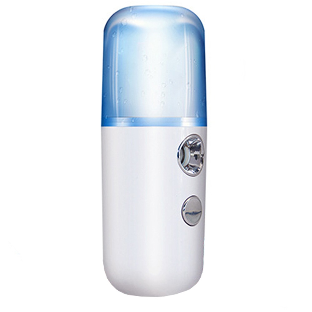 Nebulizator, ZAMO, Nano Mist, Portabil, Incarcare USB, Difuzor pentru Umidificare, Dezinfectare, Culoare Alba, Rezervor 30ml