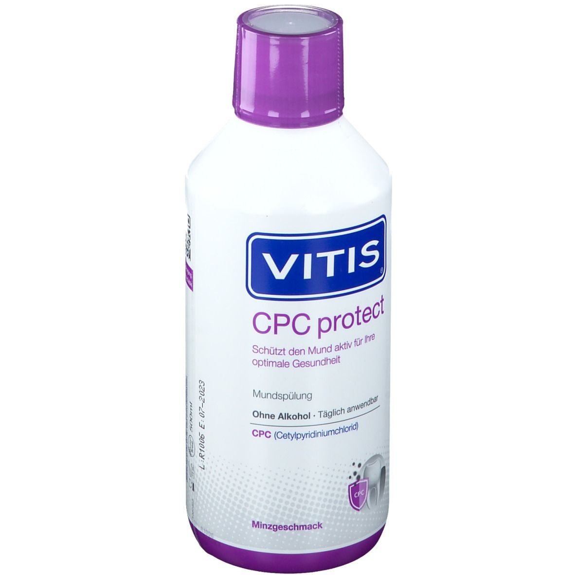 Apa de Gura, Vitis, CPC Protect, Efect Antimicrobian si Tratament Inflamatii Bucale, fara Alcool, 500ml