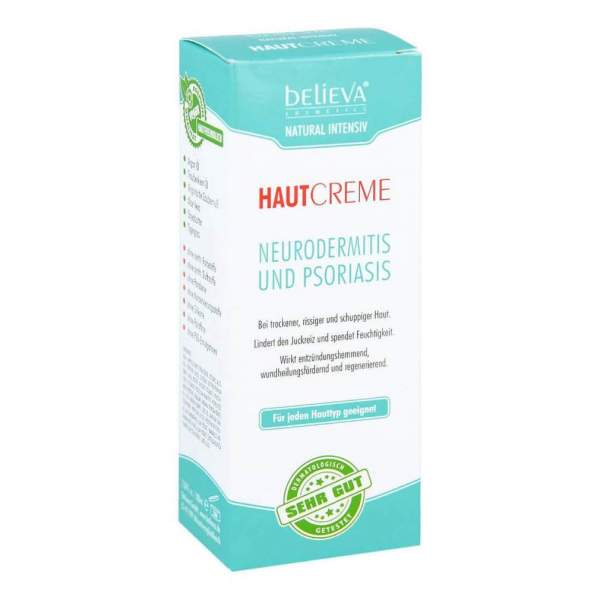 Crema de Corp, Believa, Natural Intensiv, Hidratare impotriva Neurodermatitelor si Psoriazisului, 100ml