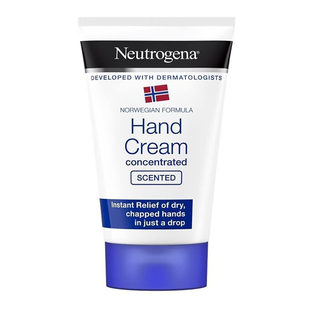 Crema pentru Maini, Neutrogena, Concentrated, Hand Cream, Vindecare Rapida a Pielii Aspre si Crapate, 50ml