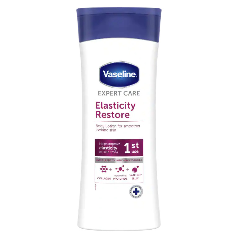 Lotiune de Corp, Vaseline, Elasticity Restore, Imbunatateste Elasticitatea si Bariera Pielii, 400ml