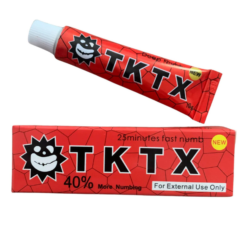 Crema Anestezica, TKTX, Red Ultra, pentru Tatuaje, Cosmetica, 8% Lidocaina, Rosie 10gr