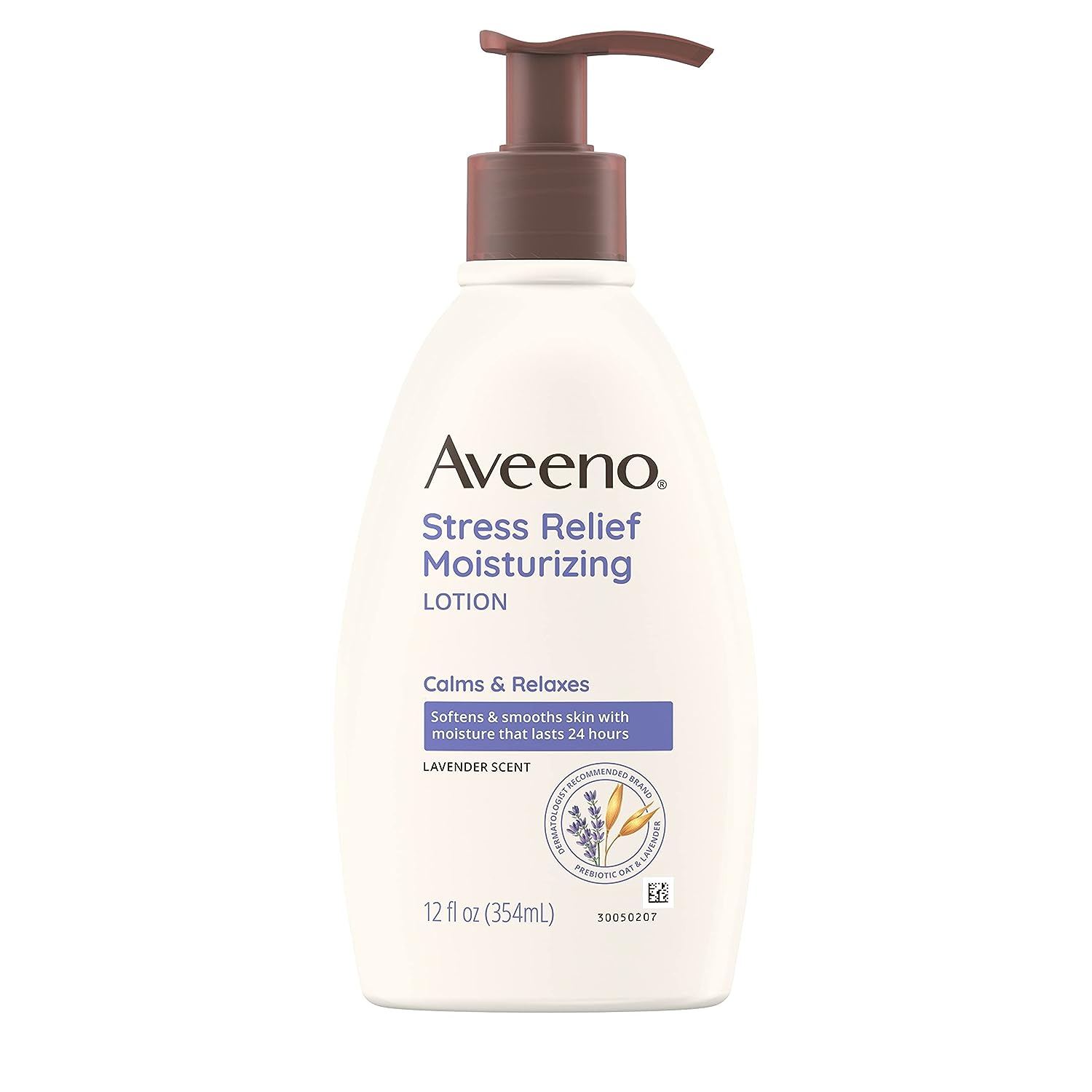 Lotiune de Corp, Aveeno, cu Ovaz Colodail, pentru o Hidratare Intensiva, Efect 24h, Aroma Lavanda, 354ml