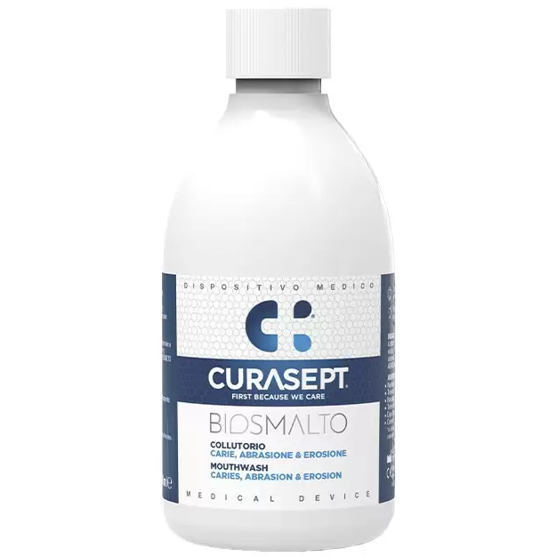 Apa de Gura, Curasept, Caries Biosmalto, pentru Repararea si Remineralizarea Smaltului, cu Magneziu, 200ml