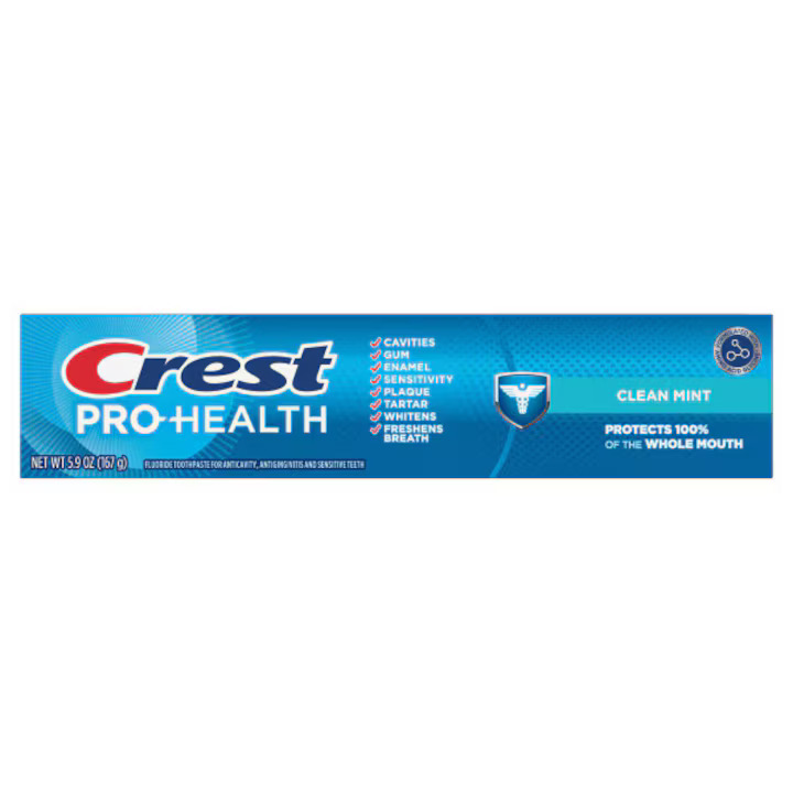 Pasta de Dinti, Crest, Pro-Health Clean Mint, Multi-Protectie Avansata, 167gr