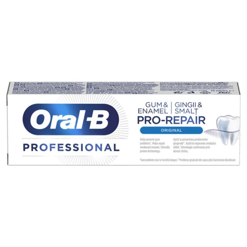 Pasta de Dinti, Oral-B, Gum & Enamel, Pro-Repair, Previne Problemele Gingivale, Cu Fluor, 75ml