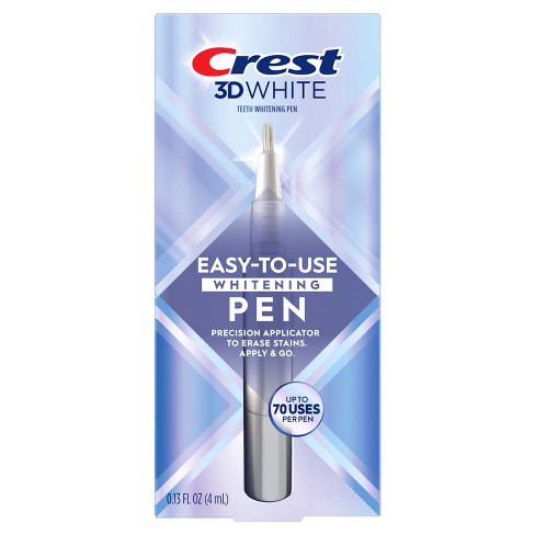 Creion Albirea Dintilor, Crest, 3D White, Whitening Pen, Aroma Menta, Culoare Argintie, 4ml