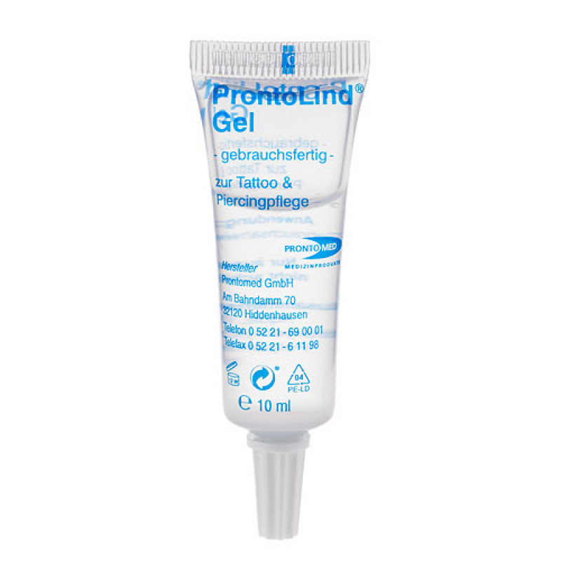 Gel pentru Curatarea Tatuajului si Piercing-urilor, ProntoLind, Efect Antimicrobian si Reparator, 10ml