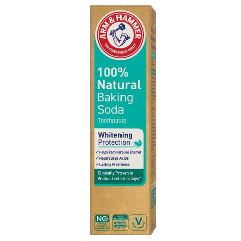 Pasta de Dinti, Arm & Hammer, Whitening Protection, cu Bicarbonat de Sodiu, Indeparteaza Placa Bacteriana si Petele, 75ml