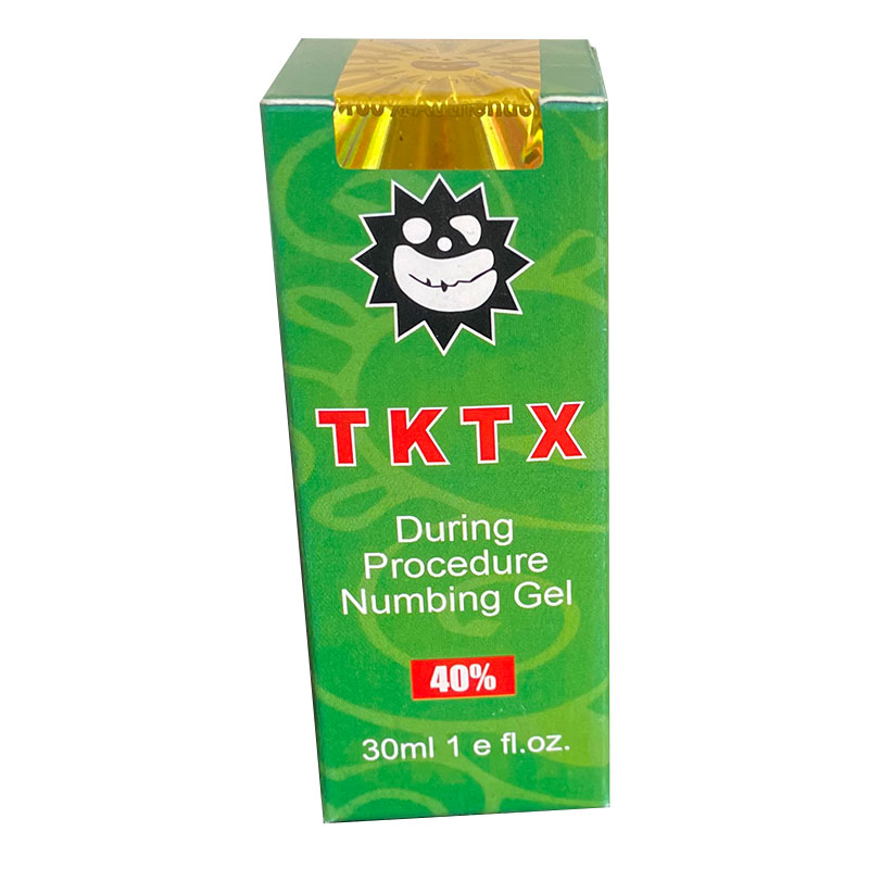 Gel Anestezic, TKTX, Verde, pentru Aplicarea in Timpul Tatuajului, 8% Lidocaina, 30ml