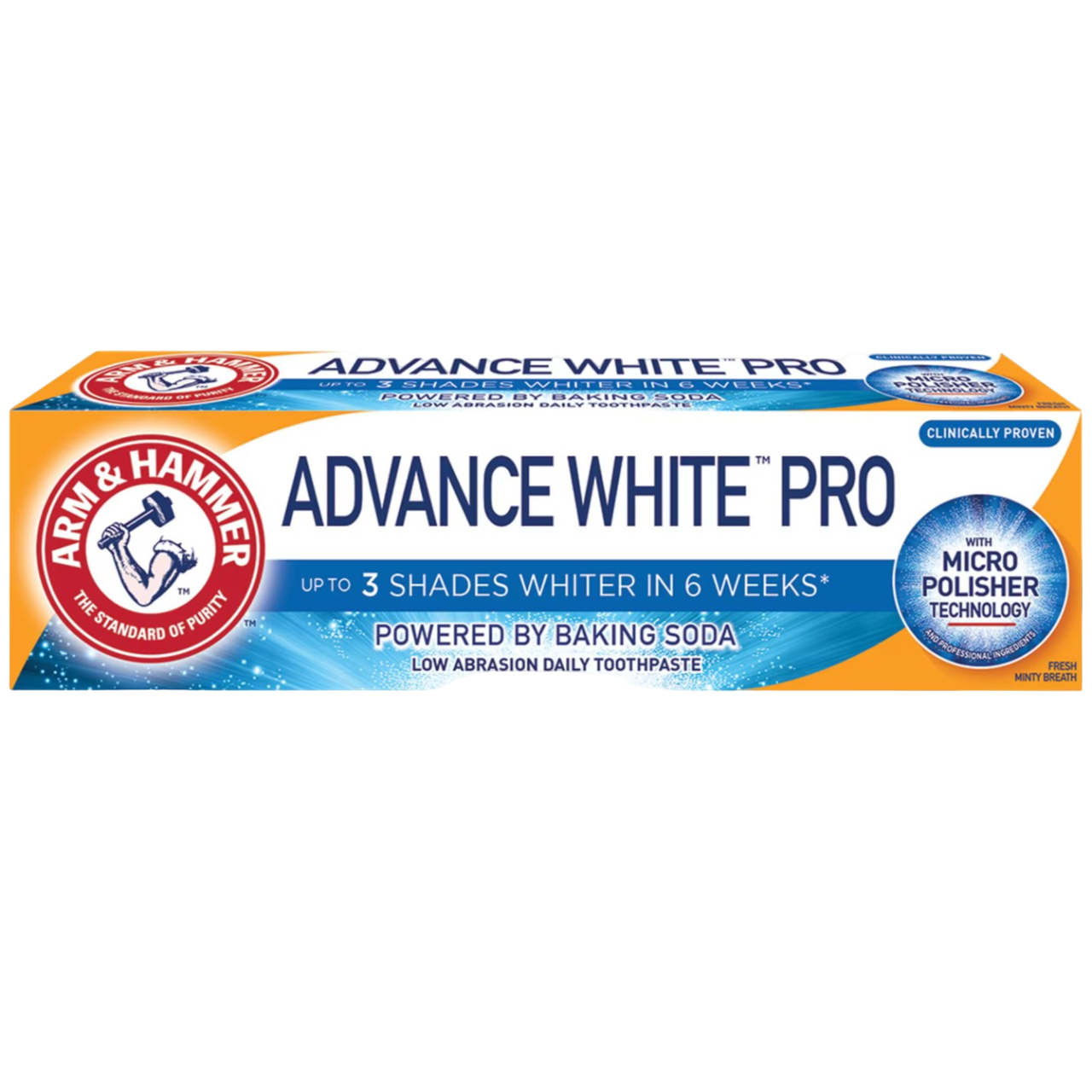 Pasta de Dinti, Arm & Hammer, Advance White Pro, pentru Albirea Dintilor, cu Bicarbonat de Sodiu, 75gr