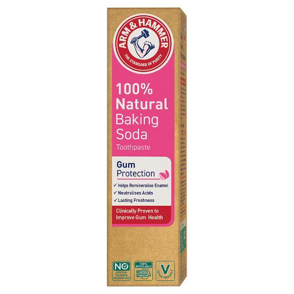 Pasta de Dinti, Arm & Hammer, Gum Protection, cu Bicarbonat de Sodiu, Protejeaza Gingiile si Indeparteaza Placa Bacteriana, 75ml