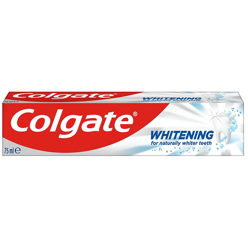 Pasta de Dinti, Colgate, Whitening, Efect de Albirea Dintilor, cu Bicarbonat de Sodiu, 75ml